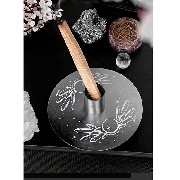 Killstar Savasana Metal Incense or Palo Santo Holder Gothic Witchycore Cottage - Picture 1 of 4